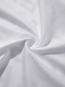 SHEIN Unity 標語圖案短款T恤 - 白色 - 查看 6