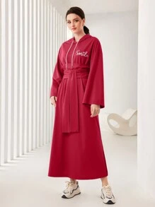Seusyu Arabian Dresses - Burgundy - View 4