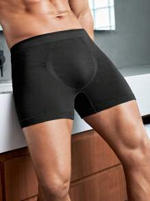 男士素色平角內褲