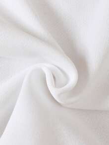 Baby Girl Unicorn Print Ruffle Trim Sweatshirt - White - View 7