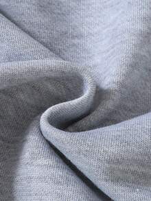 Baby Girl Letter Print Loose Casual Crew Neck Long Sleeve Sweatshirt - Light Grey - View 3