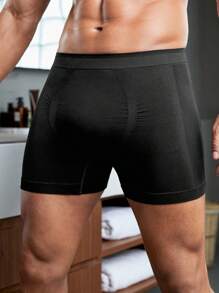 男士素色平角內褲