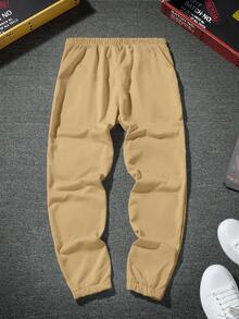Manfinity Hypemode Pantalones De Baño Para Hombres - Caqui - Ver 5