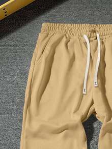 Manfinity Hypemode Pantalones De Baño Para Hombres - Caqui - Ver 2