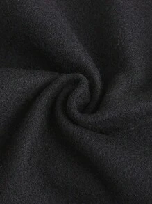 Manfinity Lỏng lẻo phù hợp Nam Slogan & In Hình Thả vai Hoodie - màu đen - Xem 5