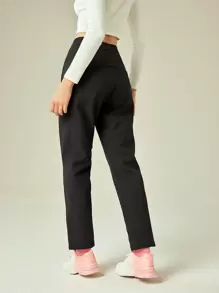 In My Nature 女款印花户外徒步裤 - 黑色 - 查看 2