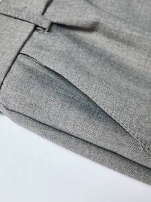 Toddler Boys Slant Pocket Trousers - Grey - View 3