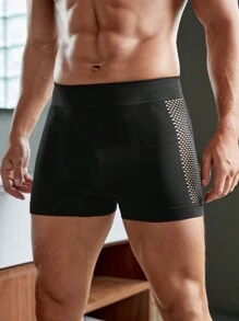 Men's Cutout Boxer Briefs 6 Pcs, - Black - View 6