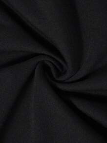 ROMWE MEN ROMWE X Care Bears 男士卡通圖案運動褲 - 黑色 - 查看 3