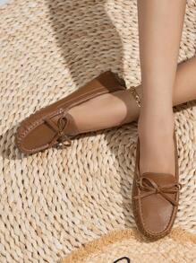 New Arrival Women's Casual Work Shoes/round Toe Flat Loafers/driving Shoes For All Seasons/black