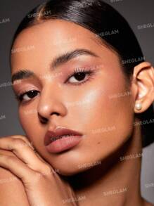 SHEGLAM Moonside Highlighter-Divine Dream Powder Highlighter Powder Shimmer Long Wear Brightening Non-Caking Glow Highlighter Brand Beauty Makeup Face Paint Cosmetic For Women Girls Perfect For Winter Spring Ideal For Y2K Fancy Fashion Suitable For Birthday Gift Party Ready Best Color - Divine Dream - View 4