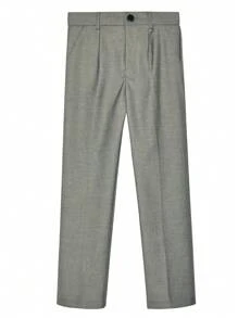 Toddler Boys Slant Pocket Trousers - Grey - View 1