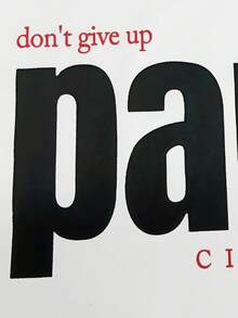 Manfinity EZcore Men Plus Slogan Graphic Contrast Trim Tee - White - View 4