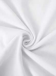 Manfinity Men Plus Size Rose Print T-Shirt - White - View 3