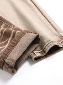 Tween Boy Ripped Frayed Ripped Jeans - Multicolor - View 4