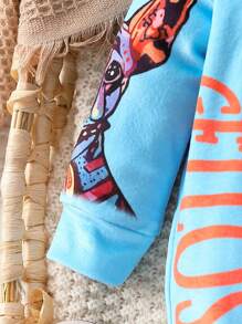 女嬰狗狗&字母圖案洋裝