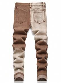 Tween Boy Ripped Frayed Ripped Jeans - Multicolor - View 2