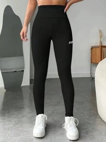 Flirla Băng hình chữ cái Eo Xà cạp - màu đen - Xem 3