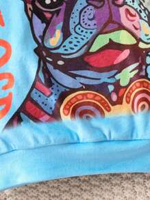 女嬰狗狗&字母圖案洋裝