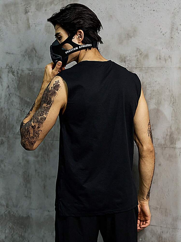 Men Letter Graphic Sports Tank Top Workout Tops