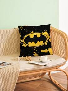 Batman X ROMWE Two Tone Cushion Cover - Multicolor - View 4