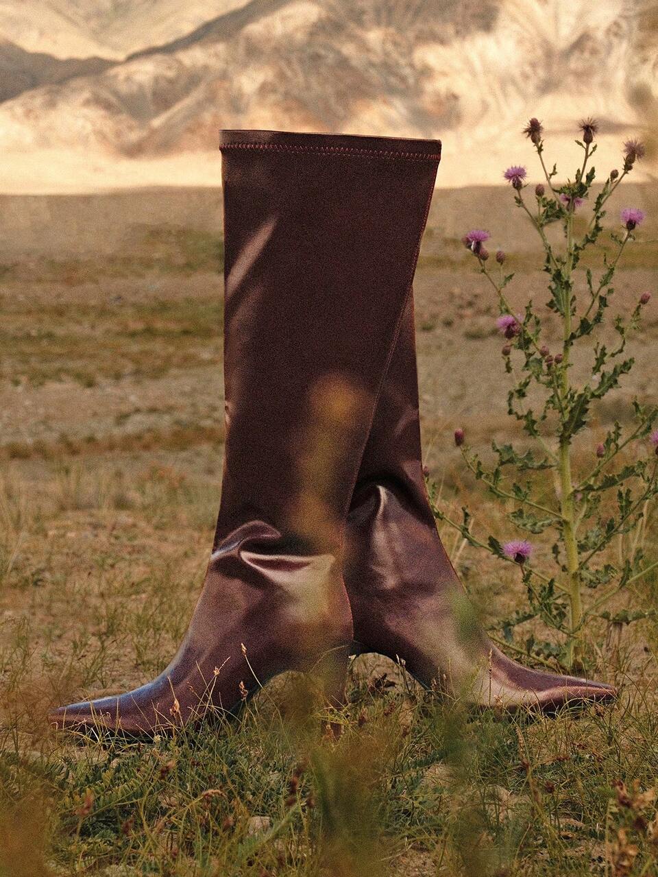 MOTF POINTY KNEE-HIGH HEELED BOOTS