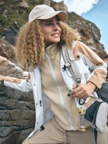 In My Nature Jaket Insulasi Luar Ruangan Wanita - Khaki - View 6