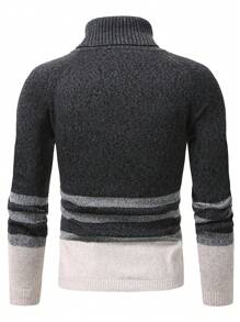 Manfinity Homme Men's Striped Sweater - Multicolor - View 2