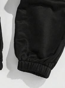 Manfinity Hypemode Nam In Dây rút Quần Chạy bộ - màu đen - Xem 3