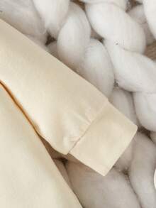 母嬰裝男寶寶標語圖案爬衣與帽子