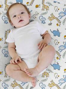 Baby Boy Cartoon Graphic Blanket - Multicolor - View 6