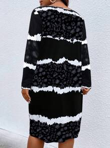 Maweii Vestido De Talla Grande - Multicolor - Ver 2