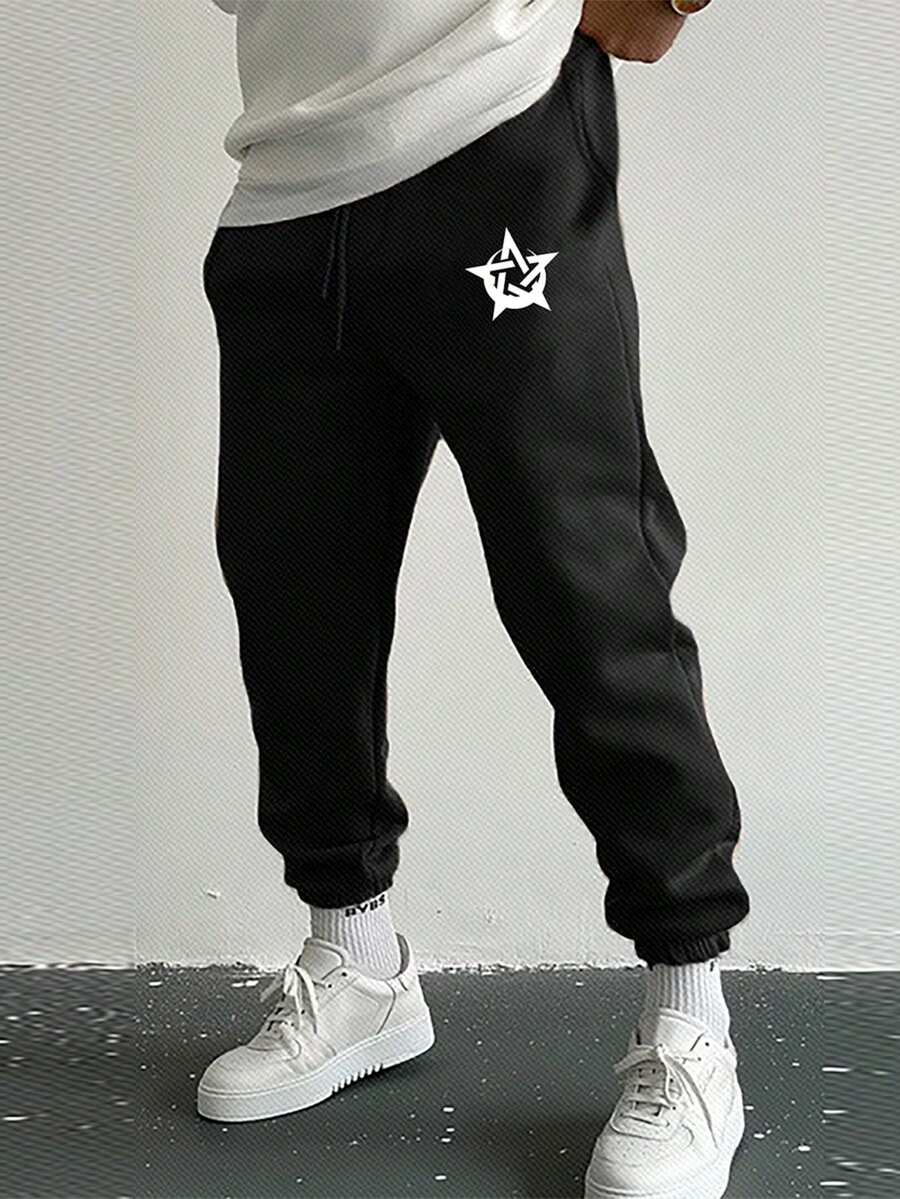 Manfinity Hypemode Nam In Dây rút Quần Chạy bộ - màu đen - Xem 1