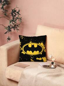 Batman X ROMWE Two Tone Cushion Cover - Multicolor - View 5