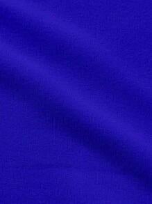 Manfinity Homme 男士字母圖案加絨內裏運動衫 - 藏蓝色 - 查看 6