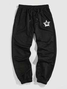 Manfinity Hypemode Nam In Dây rút Quần Chạy bộ - màu đen - Xem 4