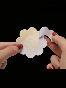 20pcs Disposable Adhesive Nipple Cover Stickers - Brown - View 3