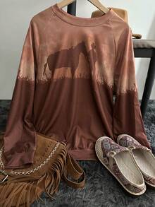 Áo nỉ tay Raglan hai tông màu - Nhiều màu - Xem 3