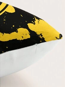Batman X ROMWE Two Tone Cushion Cover - Multicolor - View 2