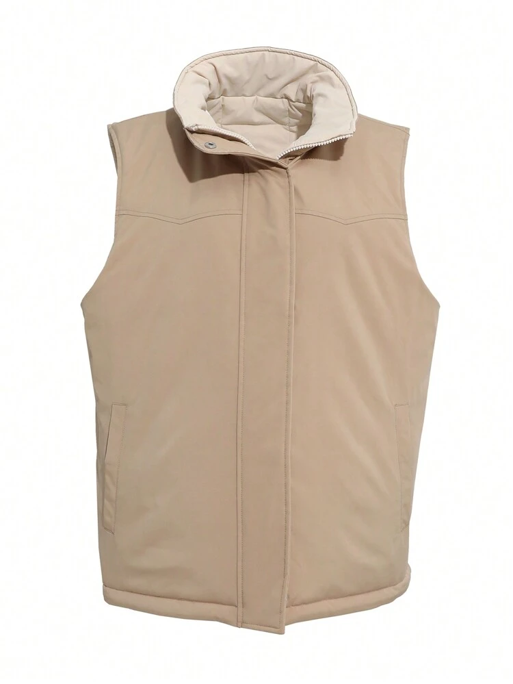Zip Up Vest Coat, Winter Women Clothes, Padded Coat Women Jacket