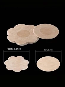 20pcs Disposable Adhesive Nipple Cover Stickers - Brown - View 9
