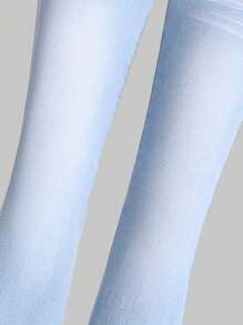 Cô gái Tween In Sao Quần ống loe - Rửa nhẹ - Xem 5