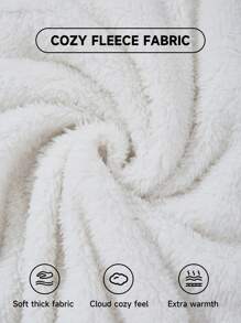 SHEIN Qutie 大码扎染拼接细节落肩泰迪熊卫衣 - 彩色 - 查看 3