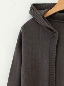 Chaqueta con capucha de caída de hombros para adolescentes varones