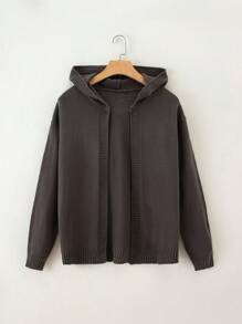 Chaqueta con capucha de caída de hombros para adolescentes varones