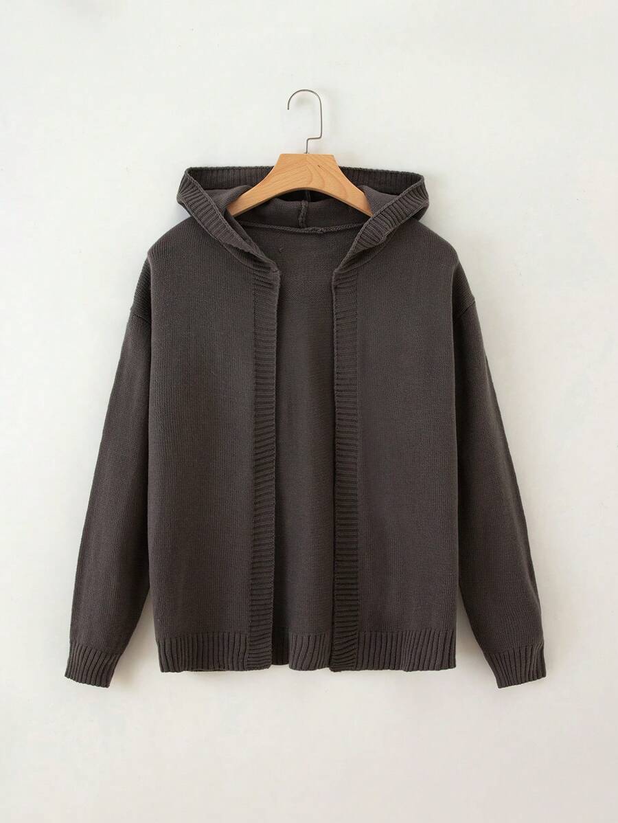 Chaqueta con capucha de caída de hombros para adolescentes varones