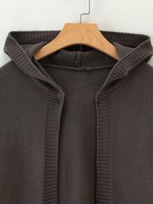 Chaqueta con capucha de caída de hombros para adolescentes varones