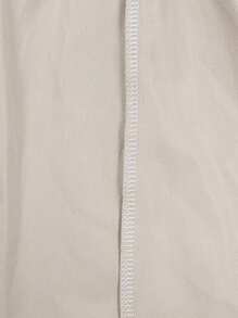 SHEIN LUNE Gabardina de doble botonadura con cinturón