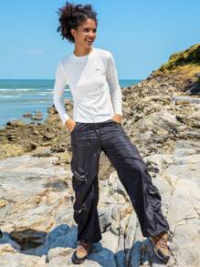 In My Nature Letter Graphic Outdoor Tee - White - View 6