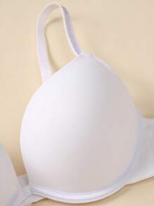 Sujetador push up unicolor con aro